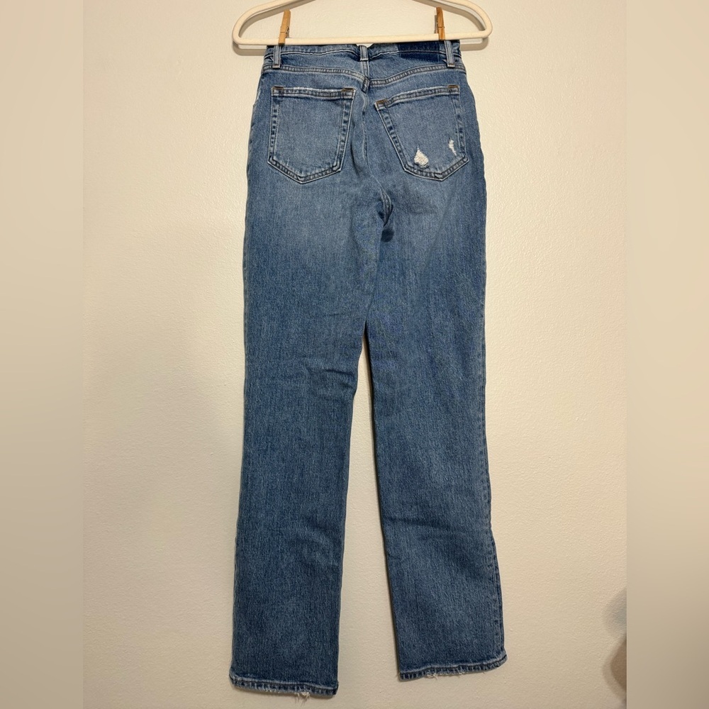 Abercrombie & Fitch Curve Love 90’s Straight Ultra High Rise Crossover Waistband - Picture 4 of 4